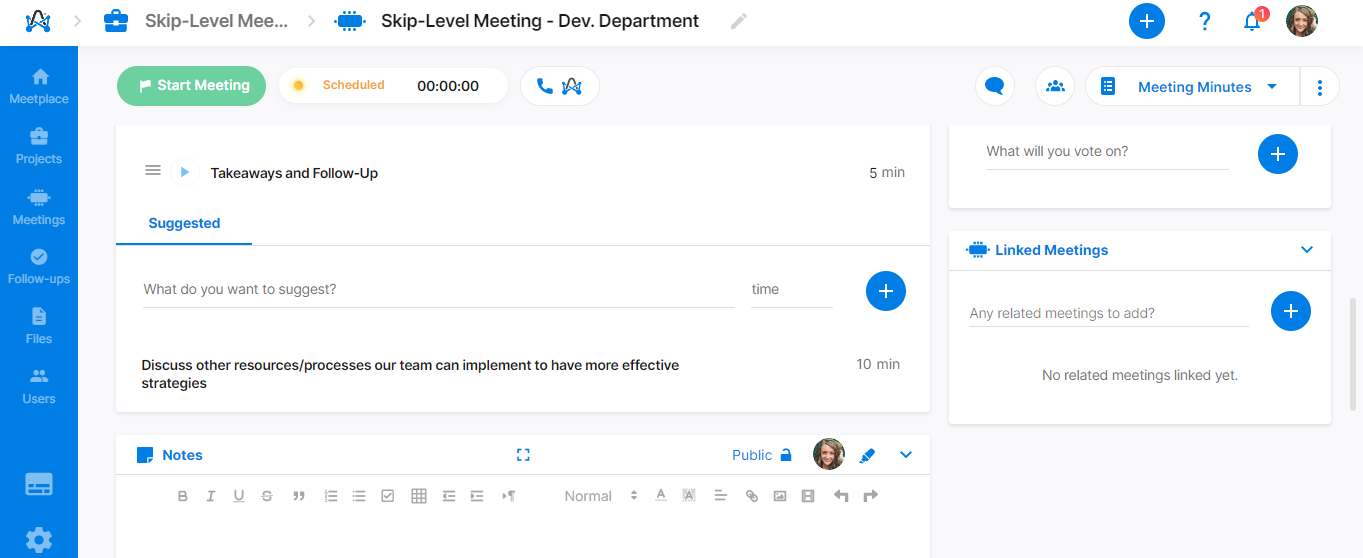 Skip-Level Meetings - Suggested Agenda Items