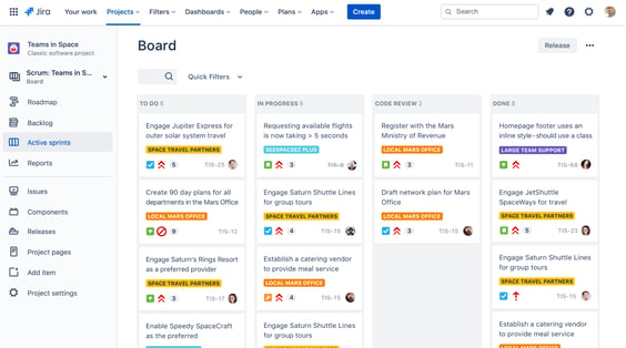 productivity tools for remote work - jira software